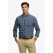 Superdry Chemise marine / blanc