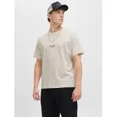 Jack & Jones T-Shirt 'JJESOHO' mastic / noir