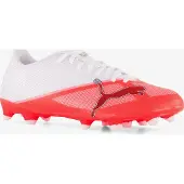 Puma Ultra 7 Play FG/AG, Football, Homme, Rouge, Blanc, Adulte, Image, Lacets