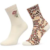 Adidas Chaussettes de sport 'Farm' champagne / sable / marron / rouge