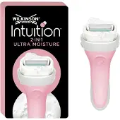 Wilkinson Sword Intuition 2-en-1 Ultra Hydratation, rasoir pour femmes, épilation