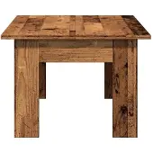 vidaXL Table basse imitation vieux bois 100x60x42 cm Bois composite