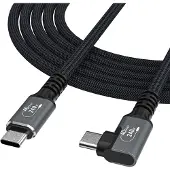 Wozinsky Câble coudé USB-C Thunderbolt 4 240 W de 2 m - Noir