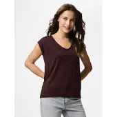 Pieces T-shirt 'PCBillo' bordeaux