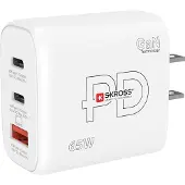 Skross Chargeur secteur US/Japon, etc. 2xUSB-C PD + 1xUSB-A GaN 65W