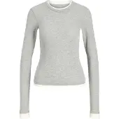 JJXX T-shirt gris clair / blanc