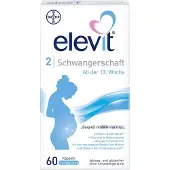 Elevit 2 gélules grossesse, 60 gélules