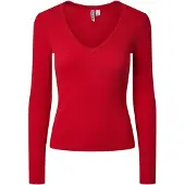 Pieces T-shirt 'OHLAND' rouge