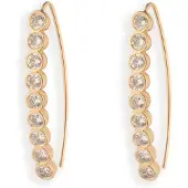 Ralph Lauren Boucles d'oreilles 'EMELLIE' or / transparent