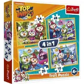 Trefl Puzzle Top Wing 4in1 (35,48,54,70 pièces)