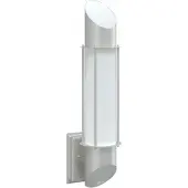 vidaXL Applique murale extérieure argentée acier inoxydable