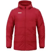 Jako Veste d'entraîneur One avec capuche rouge 128