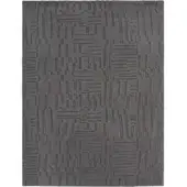 Tapis.fr Tapis moderne Tokko anthracite 200x280 cm