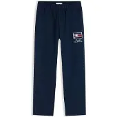 Tommy Hilfiger Pantalon 'Festive' bleu marine / rouge rubis / blanc
