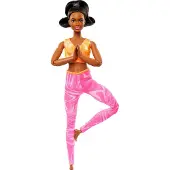 Mattel HRH28 - Barbie - Made to Move - Barbie mit Gelenken