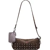 Desigual Sac à bandoulière marron / argent