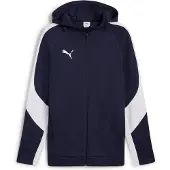 Puma Veste de survêtement 'teamEVOSTRIPE' bleu / blanc