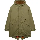 Superdry pour homme. M5012199C Parka Militaire verte (XXL), Casuel, Coton