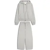 Bershka Survêtement gris chiné