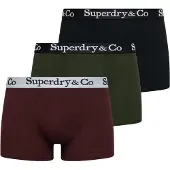 Superdry Homme Lot de 3 Boxers &amp; Co Coupe Classique Multiple Colours Taille: S