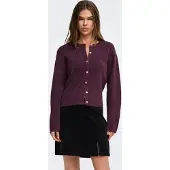 ONLY Cardigan 'ONLSimoni' bordeaux