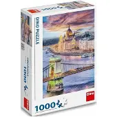 Dino Puzzle Pont de la Chaîne, Budapest , Hongrie - 1000 pièces