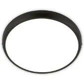 Briloner - Plafonnier LED, IP44, lumière blanche neutre, noir, 37,5 cm