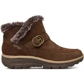 SKECHERS Slip-Ins Easy Going – Gentle Winter Damen Stiefelette Braun 168185-CHOC