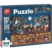 APLI Kids Agipa Puzzle Observation Foret 104 pieces