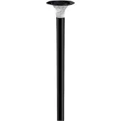 V-TAC Lampe solaire extérieure avec détecteur de mouvement 15W 2200lm IP65 noire VT-413-B