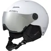 Cairn - Casque de ski/snowboard à visière - Android Visor J Mat White - Taille Enfant 51-53 cm - Blanc