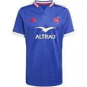 Adidas Maillot 'France Rugby Home Replica' bleu / rouge feu / blanc