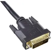 Akyga câble AK-AV-03 DVI / VGA ver. 24+5 pin 1.8m (1.80 m), Câble vidéo, Noir