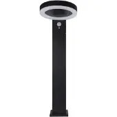 REV Lampadaire solaire LED Round noir
