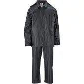 TRIZERATOP Ensemble de pluie bleu marine, modèle compact, taille XL, 2 pièces