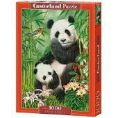 Castorland Puzzle 1000 pièces Panda Brunch 104987