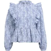 Object Chemisier 'OBJCIARA' bleu / blanc