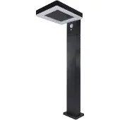 REV LED Solar Stehleuchte Square schwarz
