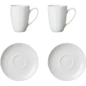 Ritzenhoff & Breker Verres à latte macchiato Bianco, Tasse, Blanc