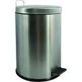 MSV Seau de 20 litres, en acier inoxydable, polypropylène, argenté, 16 cm