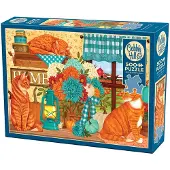 Cobble Hill Puzzle Chats du Champ de Citrouilles - 500 à 999 pièces