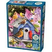 Cobble Hill Puzzle Pièces XXL - Maison d'Oiseau de Printemps - 500 à 999 pièces
