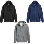 Levi's Veste de survêtement 'New Original Zip Up' noir