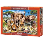 Castorland Puzzle Les Animaux de la Savanne - 1500 pièces