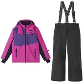 Reima Jatuni Ensemble de ski, enfants, fucshia/black