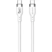 Hyper HyperJuice Câble en Silicone USB-C à USB-C (1m/240W) – Longueur de 1m – Livraison d'énergie 240W PD 3.1 EPR – Compatible avec les appareils et chargeurs USB-C - Blanc