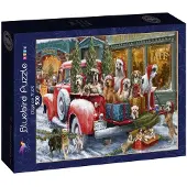 Bluebird Puzzle Casse-tête Bluebird Casse-tête Chiens en camion - 500 Teile bunt