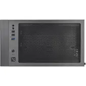 Thermaltake Boîtier sans alimentation - S100 TG - CA-1Q9-00S1WN-00 - Mini tour - Format Micro-ATX - Noir