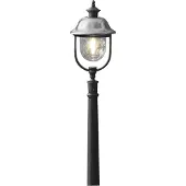 Konstsmide Lampe de terrasse Parma 125cm en acier inoxydable avec du noir