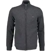 Gant Vestes en maille gris chiné